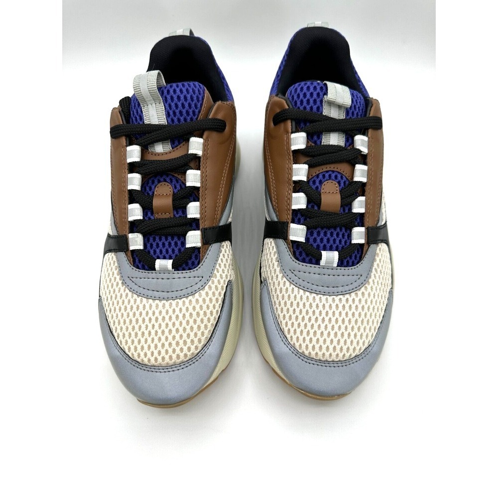Dior B22 Sneakers Mens 40 Coffee Black Violet Mesh Dad Technical Cyber Grunge - Picture 4 of 12